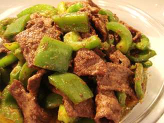 Beef and Green Pepper Stir-Fry
