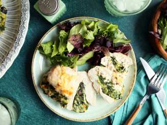 Spinach and Cheese Stuffed Chicken Breast #RSC