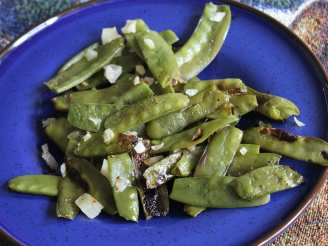 Forevermama's Roasted Sugar Snap Peas With Thyme