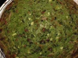 Crustless Spinach & Bacon Quiche