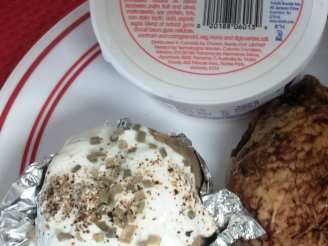 FAST NO Dairy Baked Potatoes "sour Cream"/Chive