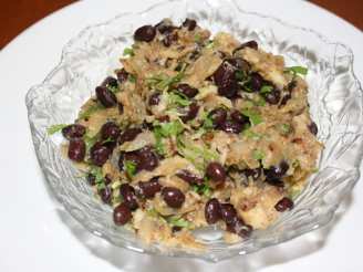 Spicy Banana Dip With Black Beans