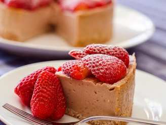 Gluten-Free Vegan Strawberry Cheesecake