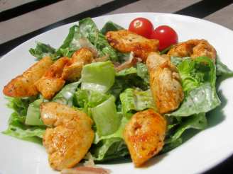 Easy Cajun Chicken Caesar Salad