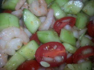 Spicey Cucumber Shrimp Salad