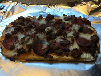 NO Dough Pizza  Low Carb Cream Cheese Pizza Crust