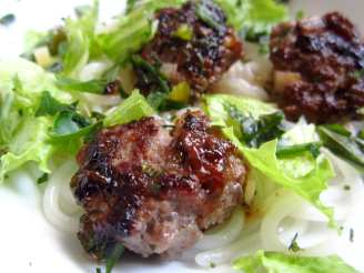Bun Cha (Vietnamese Pork Meatball and Noodle Salad)