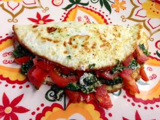 Spinach Egg White Omelet
