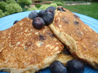 Blueberry Spelt Pancakes