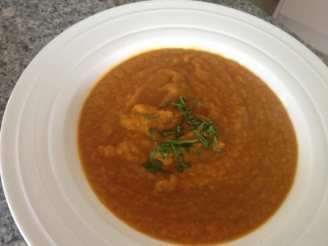 Spicy Moroccan Carrot Soup