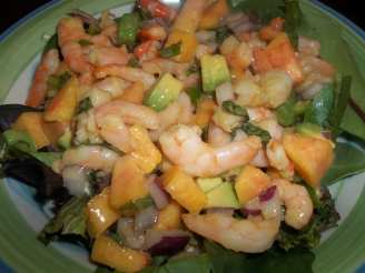 Caribbean Shrimp and Nectarine Salad