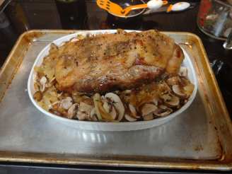 Sunday Pork Roast With Mushroom Gravy