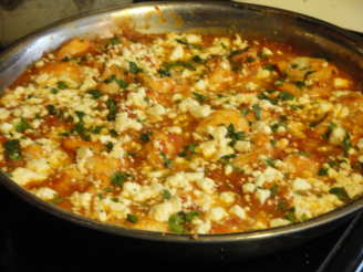 Shrimp Baked With Feta, Ouzo and Cognac