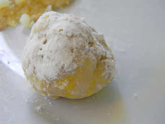Sour Lemon Snowball Cookies