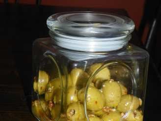 Moroccan Spiced Green Olives