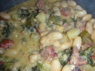 Kale, Potato, Bean, & Chorizo Soup -Canning Recipe-