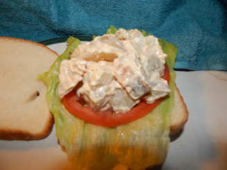 A Potato Salad Sandwich