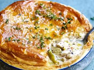 Chicken, Sausage, and Leek Pie