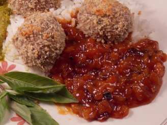 Thai Chicken Meatballs With Dipping Sauce