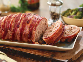 Bacon-Wrapped Pork Meatloaf