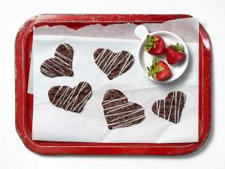 Chocolate-Covered Strawberry Hearts
