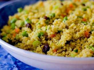 Curried Quinoa and Edamame Salad (Vegan and Gluten-Free)
