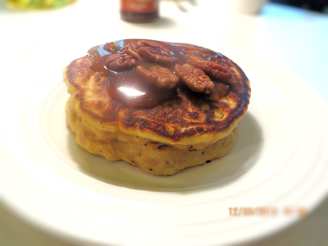 Sweet Potato Pancakes With Caramel Sauce