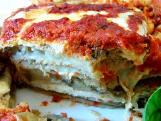 Oven Fried Eggplant or and Zucchini Parmesan