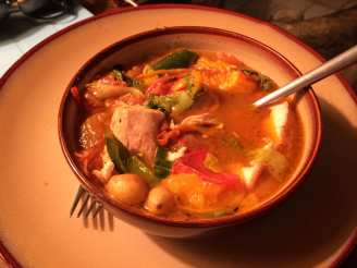 Heirloom Tomato Fish Soup