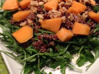 Red Quinoa, Almond and Arugula Salad (By Marco Borges)
