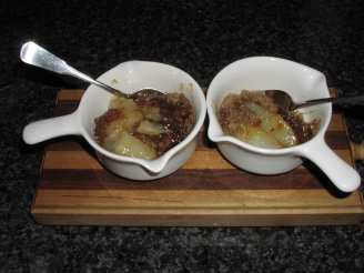 Fig and Pear Crumble