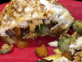 Spicy Vegetable Cheese Omelet