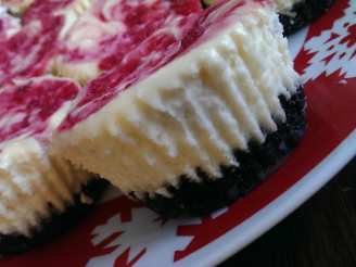 Raspberry Swirl Cheesecake Minis