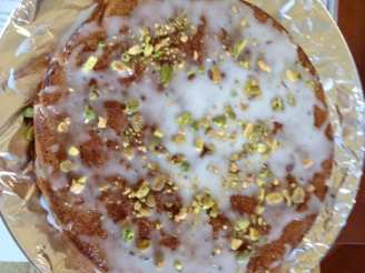 Pistachio Torte With Lemon-Cardamom Glaze