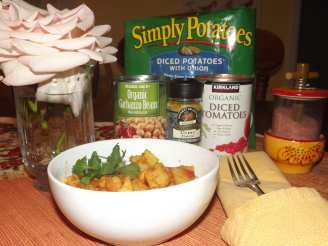 Curried Potatoes and Chickpeas #SP5