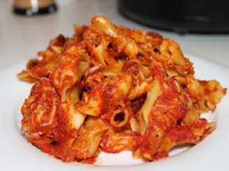 Tasty Crockpot Cheese Baked Rigatoni (You Will Be Using a Pan To