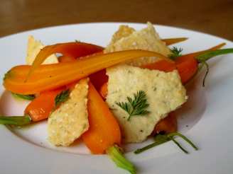 Lemon-Thyme Biscuits With Honeyed Carrots