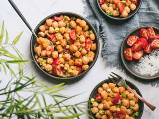 Chickpea and Fresh Tomato Toss