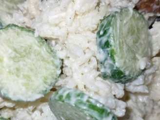 Cool Cucumber and Rice Salad