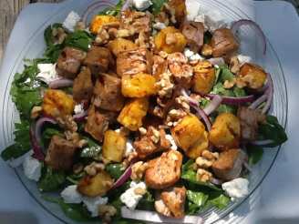 Grilled Ahi Tuna & Pineapple Spinach Salad #A1