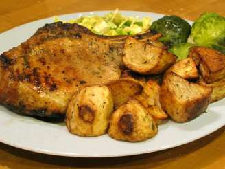 Grilled Pork Chops With Herb Rub