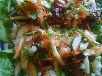 Chicken Satay Lettuce Wraps