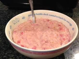 Copycat Strawberries and Cream Oatmeal