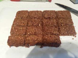 Chocolate Peanut Butter Oatmeal Protein Bars