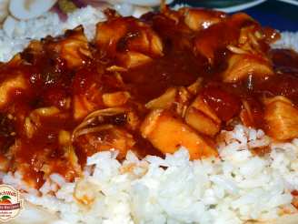 Baked BBQ Chicken With Rice