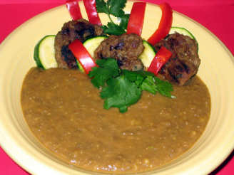 Middle Eastern Lentil & Kofta Bowl by Sy
