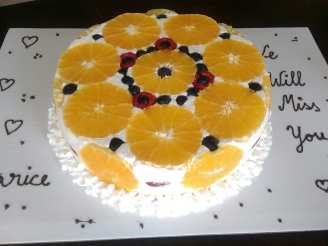 Summer Orange Cake - Tort Diplomat