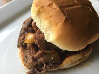 American Football Barbecue Sandwiches