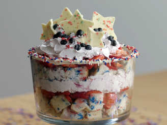 Red, White & Blue Trifle
