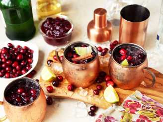 Cranberry Sauce Moscow Mules